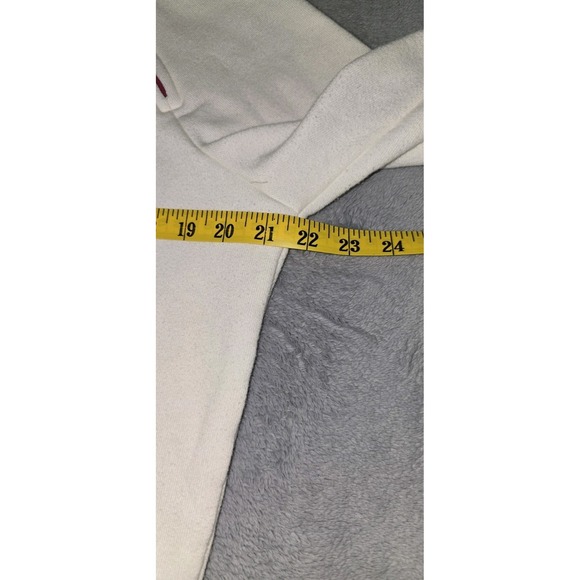 Peloton White Pullover Side Zip Sweatshirt Size Large - Picture 7 of 14